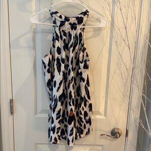 Chic Leopard Print Halter Top